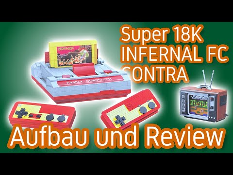 Super 18K | K129 Infernal FC Contra 🕹| Aufbau und Review 🎮| Konsole | Klemmbausteine | Steinfluencer