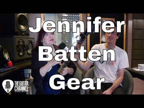 Jennifer Batten interview about her guitar gear with demos