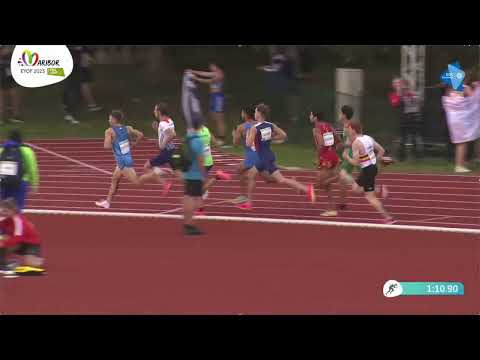 EYOF 2023 Maribor - U18M 800m Final (ITA: Mattia De Rocchi)