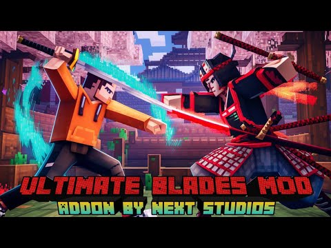 Minecraft Weapon Mod - Ultimate Blades Addon || Craftable Over Power Weapon [1.19 Support]