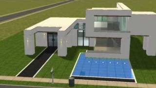 preview picture of video 'Hillcrest - a modern, luxurious Sims home'