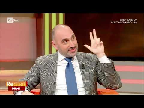 Michele Gubitosa ospite a "ReStart" Rai3 19/02/2025