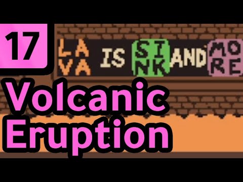 Baba Is You: Custom Level - Volcanic Eruption