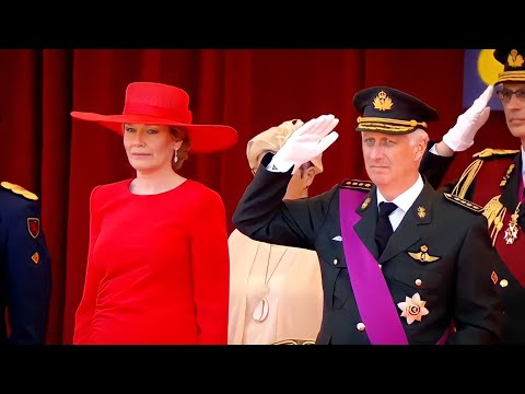 "La Brabançonne" - Belgian National Day Parade 2023