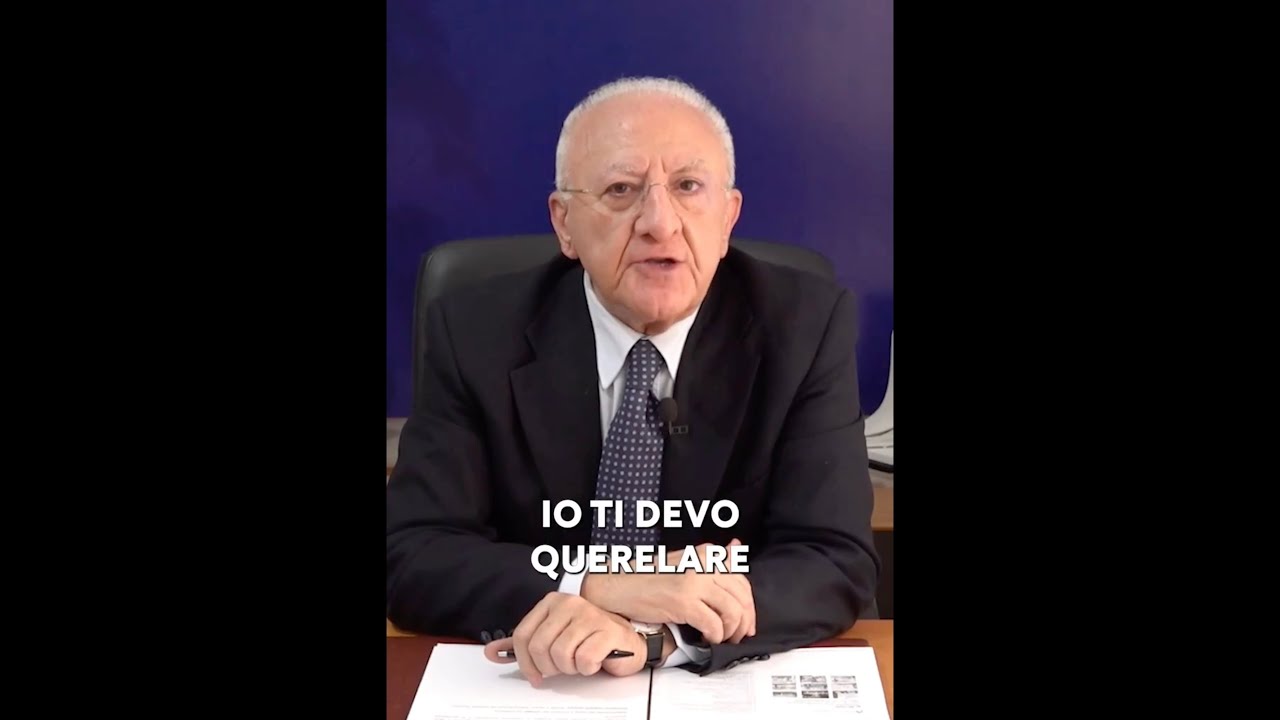 DE LUCA: "QUERELA A REPORT: ANDREMO AVANTI FINO IN FONDO"