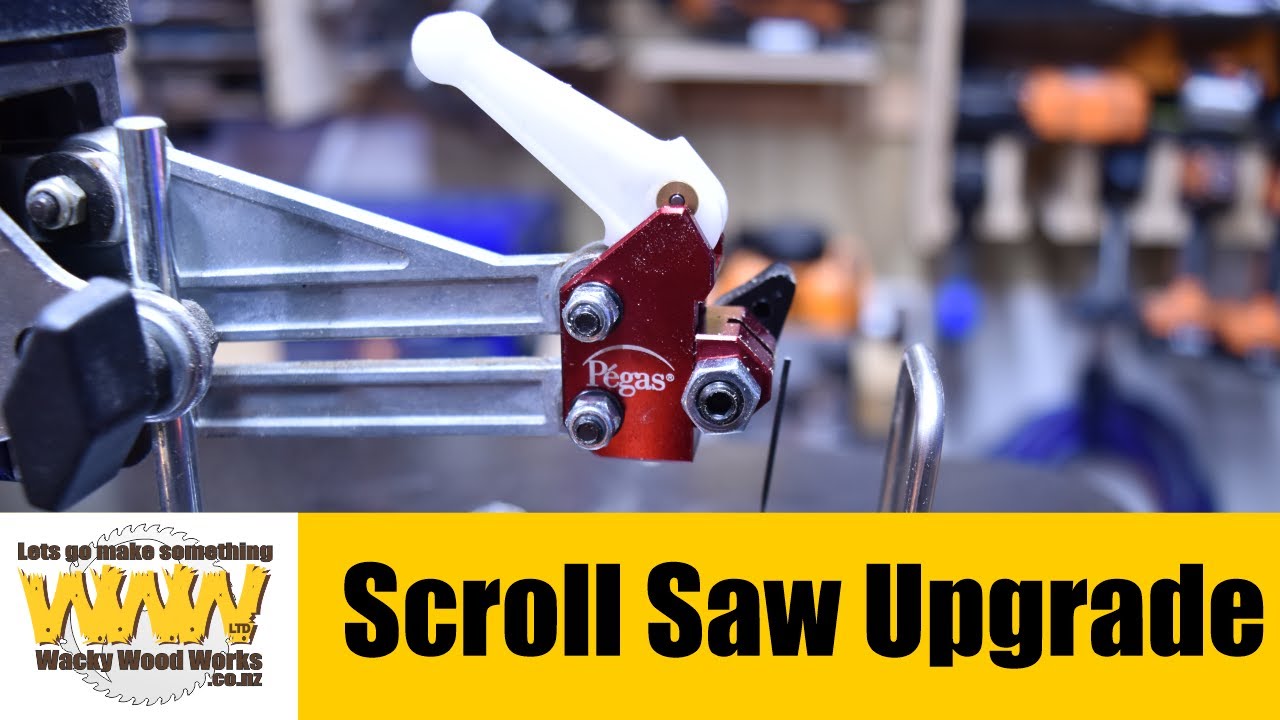 Upgrade Scroll Saw with Pegas - Off the Cuff - Wacky Wood Works.