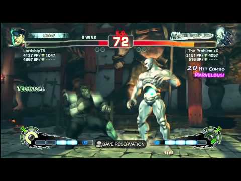 Lordship79 [Bison] vs The Problem xX [Seth] SSF4 Arcade Edition