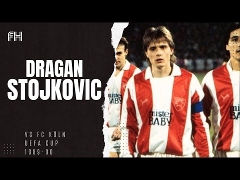 Dragan Stojkovic Piksi ● Skills ● Crvena Zvezda 2-0 FC Köln  ● UEFA Cup 1989-90