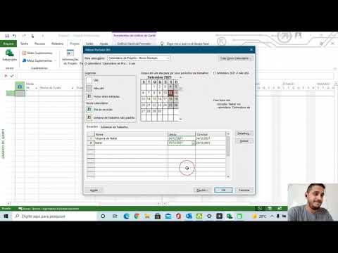 Construindo Calendários de Projeto no Ms-Project - Horas Normais
