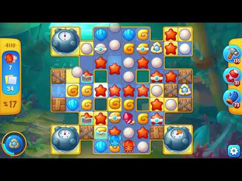 Fishdom 4110 Hard Level - NO BooSTERS