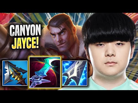 CANYON DESTROYING WITH JAYCE! - DK Canyon Plays Jayce TOP vs Irelia! | Season 2022