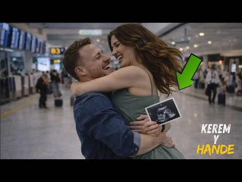 KEREM discovers that he is DAD at the airport!