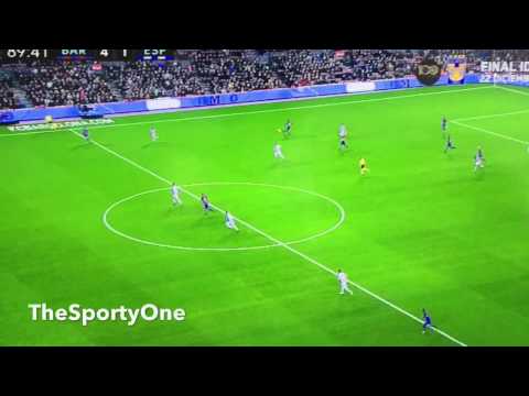 Lionel Messi amazing goal! Vs Espanyol (4-1) 16/17