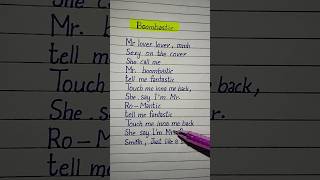 shaggy boombastic lyrics
