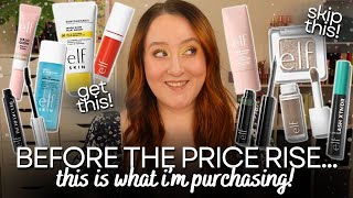 THE *BEST* & *WORST* OF ELF COSMETICS! Before The £1 Price Rise, I'm Getting These Favourites!