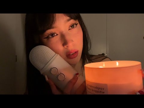 ASMR Close-Up Candle lit Whispers🕯️🧸