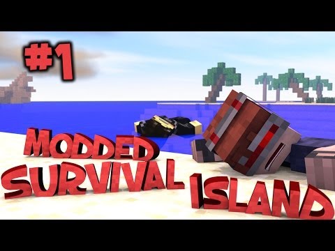 Survival Island Modded - Minecraft: Shipwrecked Part 1 #SurvivalIsland