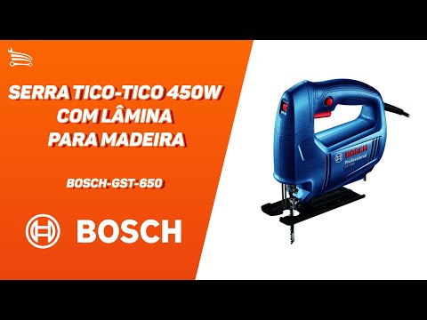 Serra Tico-Tico GST-650 450W  com Lâmina para Madeira - Video