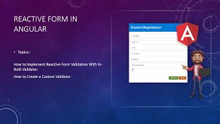 Reactive Forms in Angular 19 | Custom Validation | reactive form validation in angular