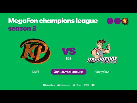 KAIPI vs Happy Guys, MegaFon Champions League, Season 2, bo3, game 1 [Lum1Sit & Maelstorm]