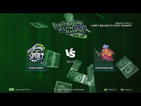 Grand Finals [RU] NoPangolier vs Team Spirit | Bo5 | I Can't Believe It's Not Summit! by @Tekcac