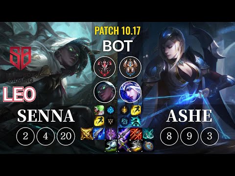 SB Leo Senna vs Ashe Bot - KR Patch 10.17