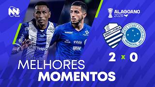 Melhores momentos COMPLETO CSA X CRUZEIRO-AL - Alagoano 2026