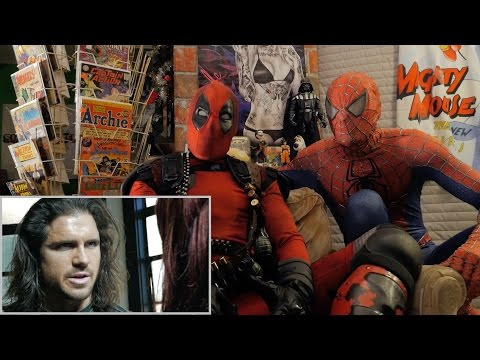NIGHTWING vs WINTER SOLDIER - REACTION SPANDEX - WITH SPIDER-MAN AND DEADPOOL