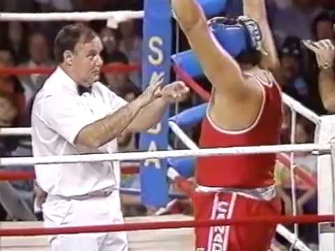 KO By Tom Glesby vs Vernon Lanklate  Canadian amateur Championship 1992 ( Super Heavy )