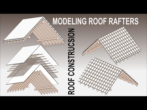 REVIT ROOF CONSTRUCTION / PART 1 / MODELING ROOF RAFTERS