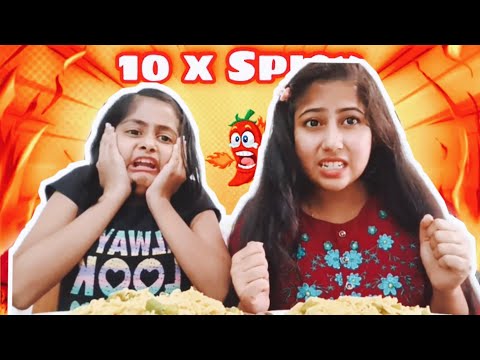 No *HANDS* 10x *Spicy* Maggie Challenge 🔥🌶️ | Gone Wrong | Punishment 😭 | Anika Chowdhury