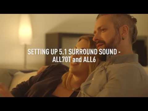 ALL70T & ALL6 Setting up 5.1 Surround Sound