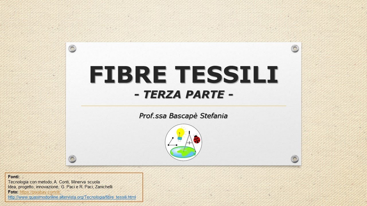 Fibre sintetiche e artificiali