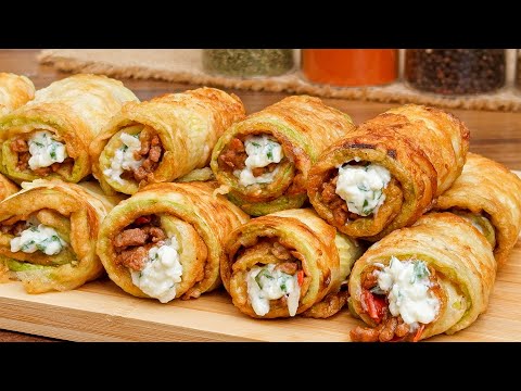 I make this zucchini appetizer for every holiday! Fast and tasty!