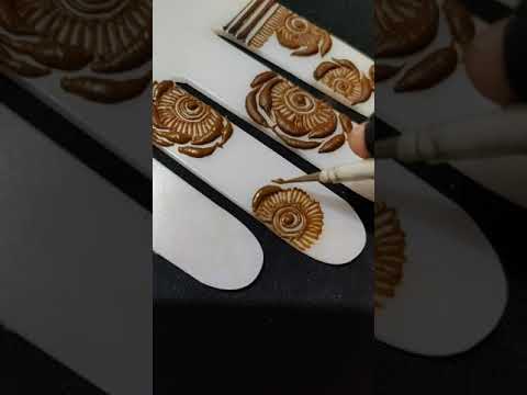 Rose mehndi design || finger mehndi design #Shorts#henna#trending#mehndidesign#hennaart