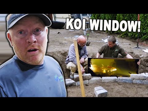 Raised *KOI POND* W/ Window: Tussey Landscaping - Part 1