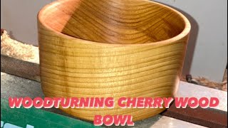 Soustružení dřeva – míska z třešňového dřeva