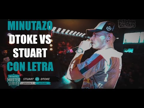 MINUTO de DTOKE vs STUART con LETRA | FMS Jornada 7 2019
