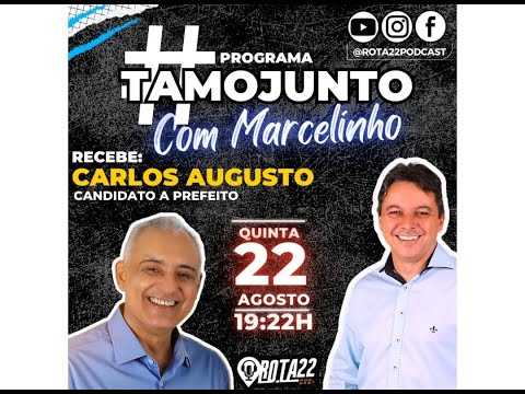Marcelinho Megamix bate papo com Carlos Augusto / Prefeito de Rio das Ostras