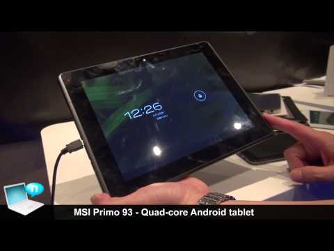 MSI Primo 93 tablet