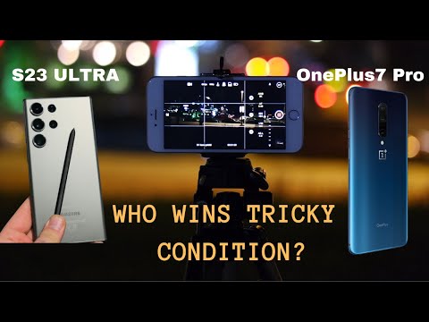 Who Wins Tricky Condition- Samsung galaxy s23 ultra or OnePlus 7 Pro? #oneplus  #samsung #s23ultra