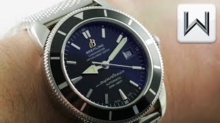 Breitling SuperOcean Heritage (Mesh Bracelet) Dive Watch A1732124/BA61 Luxury Watch Review
