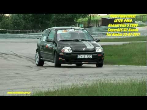 Piotr Pakosiński  INTER-PAKO Renaul Clio S 2000 - SuperOES VII Runda Tor Kielce 23-07-2011