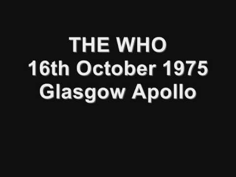 The Who - Glasgow Apollo - 16th October 1975