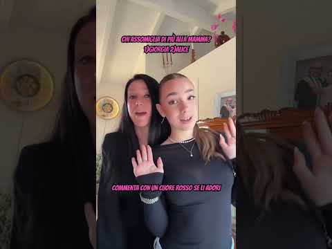 ALICE MORDENTI E IL TREND DI NATALE CON SUA MAMMA #tiktok #perte #neiperte #webboh #ilrosso