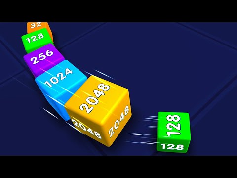 Cube Snake 2048 Gameplay