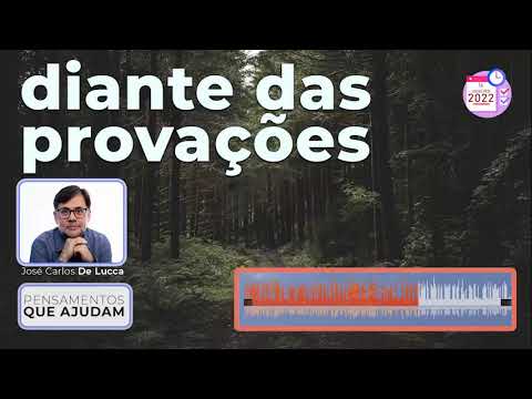 Pensamentos que ajudam  - 41 - Diante das provações