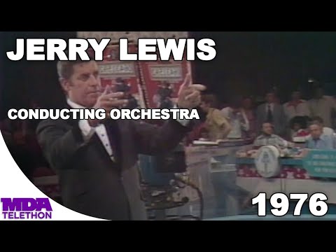Jerry Lewis - Conducting Orchestra | 1976 | MDA Telethon