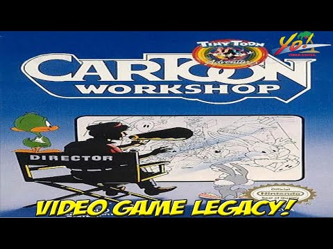 Tiny Toon Video Game Legacy! Cartoon Workshop! The Proto-Mario Paint! - Yovideogames
