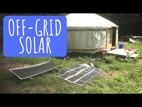 Off-Grid Solar Setup at That Yurt (PowerFilm + Goal Zero)